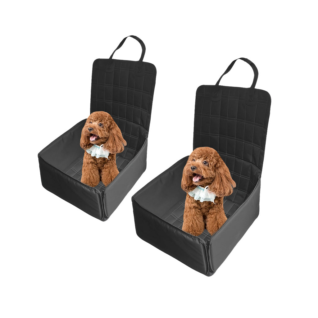 Pet Car Seat Carrier Bag — Black, 2 Pack