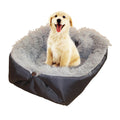 Dual-Purpose Pet Car Cushion & Nest — Black