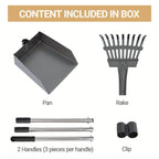 Dog Pooper Stainless Steel Scooper Set-3