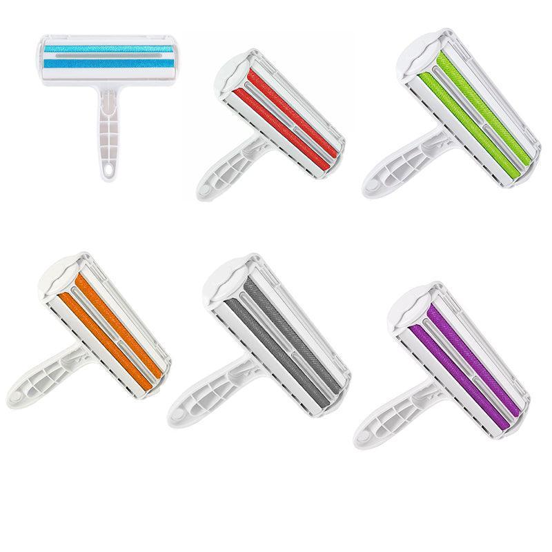 Pet Hair Remover Brush Dog Cat Fur Cleaning Roller Reusable Self Cleaning Tool-1