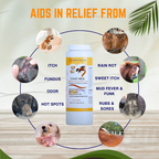 COAT SILK - Canine and Equine Dry Powder | Alleviate Odors and Itchiness | Relieves Rain Rot and Sweet Itch | Holistic Remedy and Soothing Formula-2
