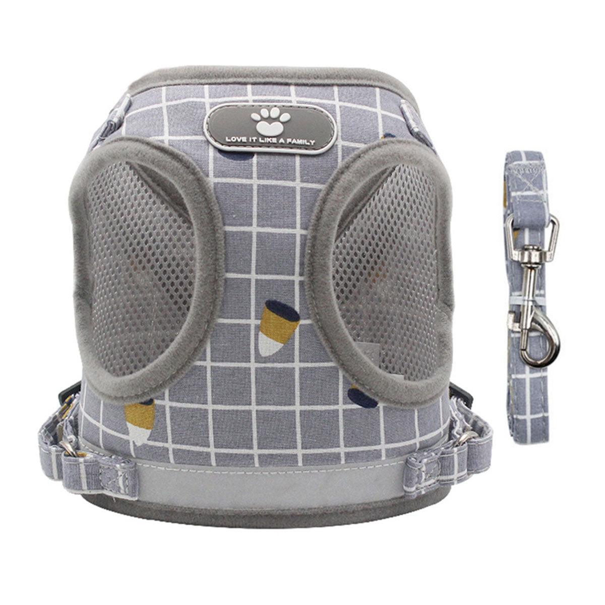 Mesh Walking Harness & Lead Set for Cats & Small Dogs