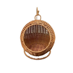 Hanging Rattan-Style Cat Nest