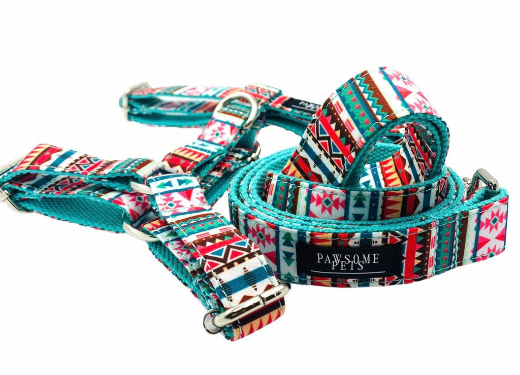 Step-In Harness & Lead Set — Tropical