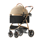 Hunde-Reisebuggy DeLuxe, Größe M – Aluminium