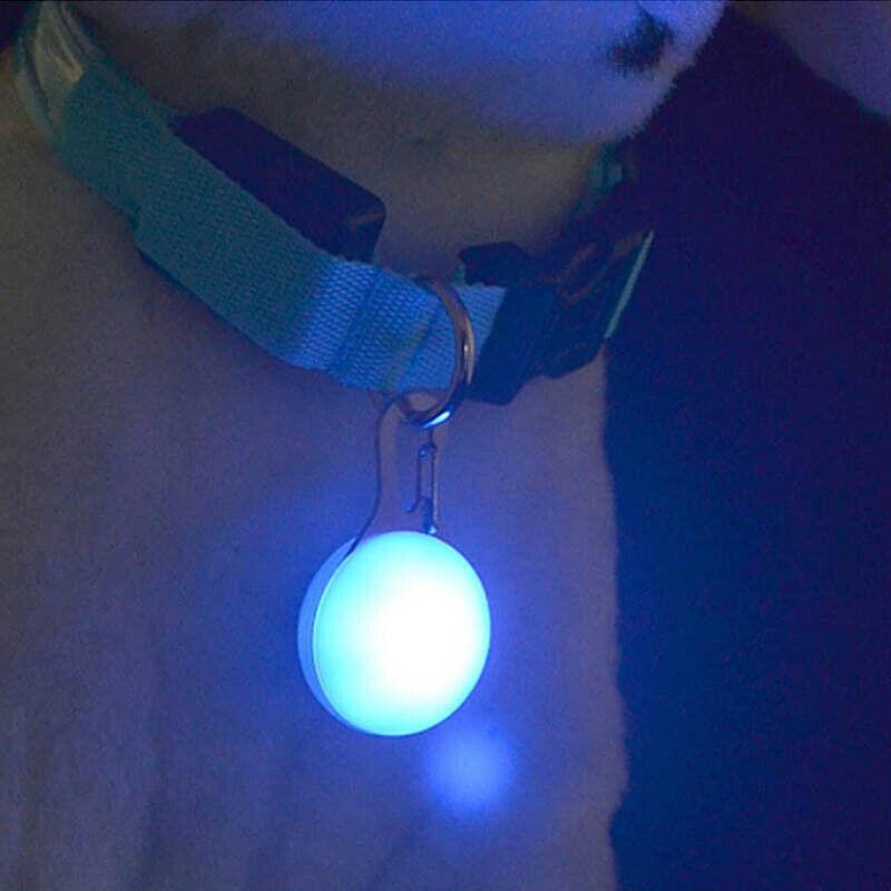 LED Pet Collar Light Clip On Tag for Night Visibility on Dog or Cat Leash
