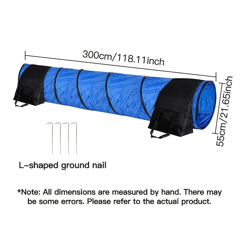 Foldable Dog Agility Training Tunnel