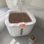 Pet Food Storage Container Flip-Top
