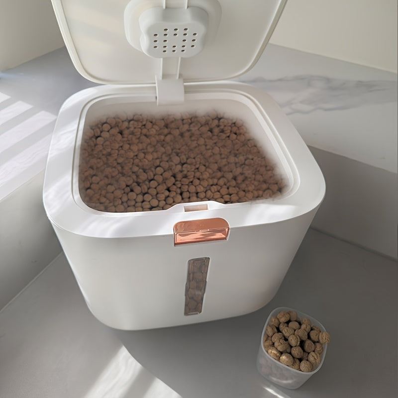 Pet Food Storage Container Flip-Top