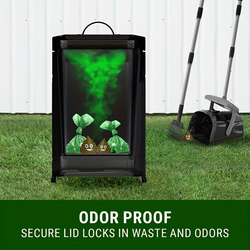Dog Waste Bin with Pedal Lid