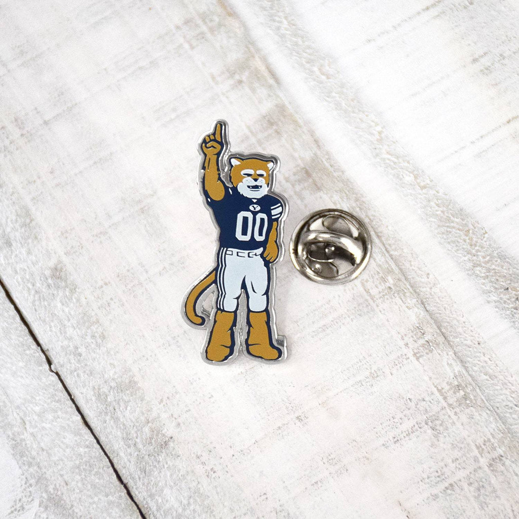 Fan Frenzy Gifts BYU Cougars Officially Licensed Cougar Mascot Pin-0