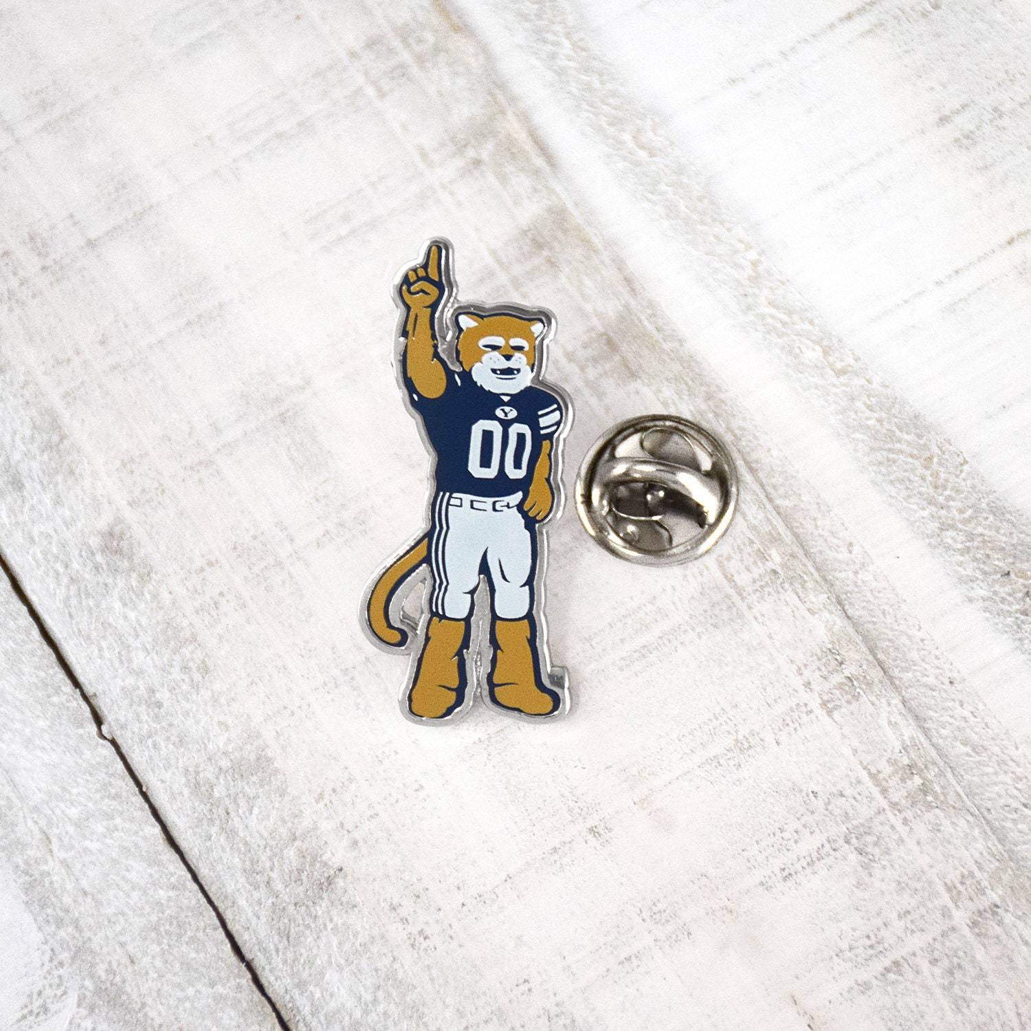 Fan Frenzy Gifts BYU Cougars Officially Licensed Cougar Mascot Pin-0
