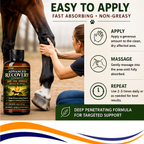 Advanced Recovery Liniment for Horses, Dogs & Active Animals | Veterinary Liniment Gel | DMSO, MSM, Magnesium & Castor Oil Liniment for Joint & Muscle Pain-2