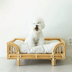 Eco Rattan Square Dog Lounger
