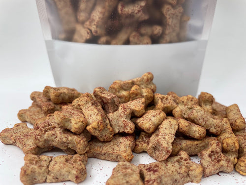 Cranberry Kissable Breath Crunchy Dog Treats | Cranberry & Peppermint Recipe | Made in USA-0