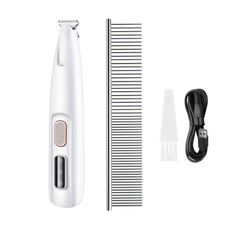 Pet Grooming Clippers with LED Light Support