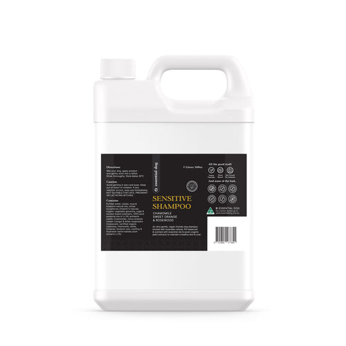 5 litre bulk sensitive dog shampoo