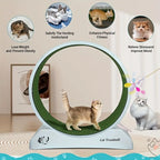 Pet Fitness Wheel - Interactive Treadmill for Cats and Dogs Grey