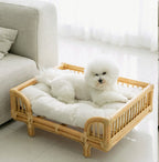 Eco Rattan Square Dog Lounger