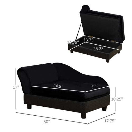 Pet Sofa Bed with Storage