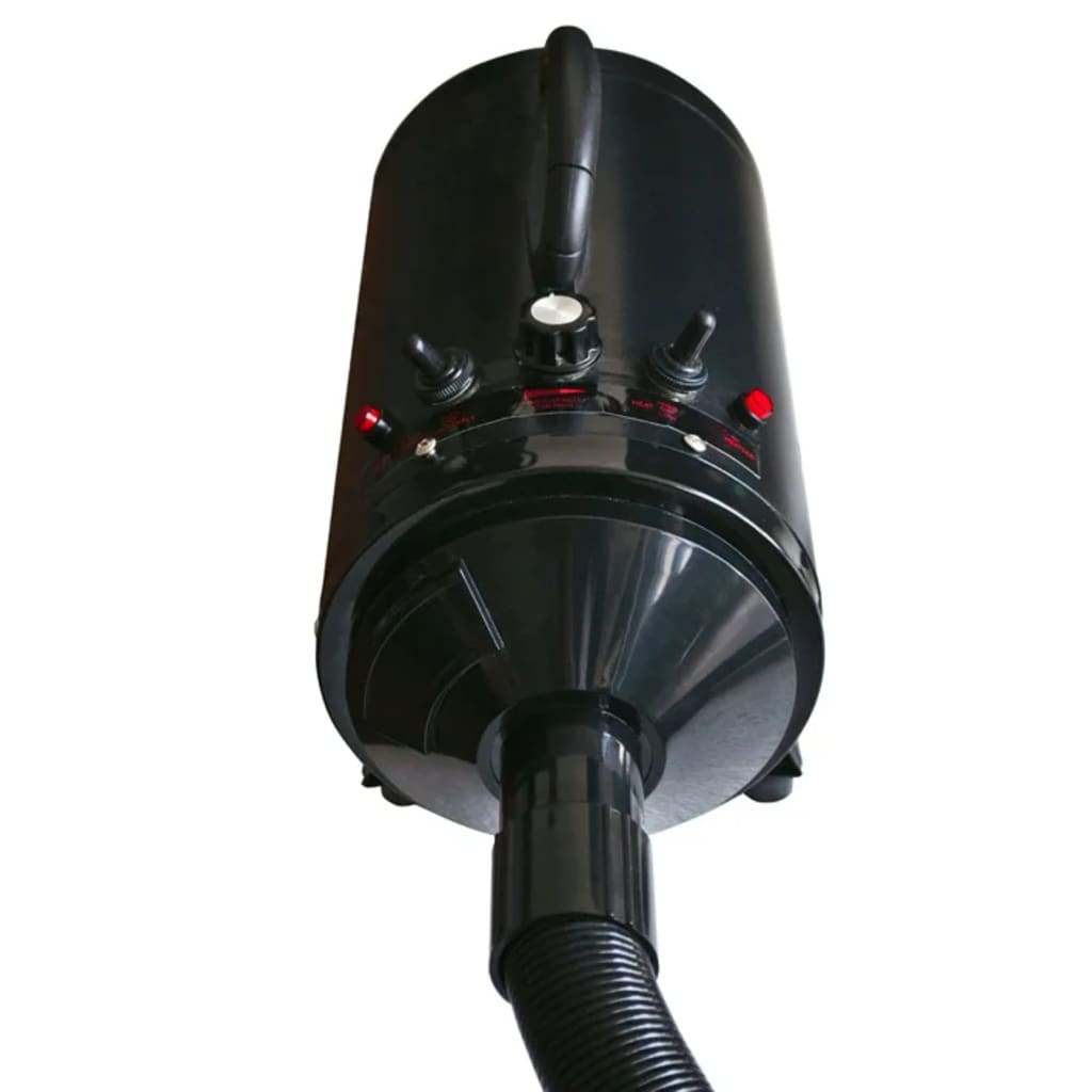 Dog Hair Dryer with 3 Nozzles Black 2400 W — view 3
