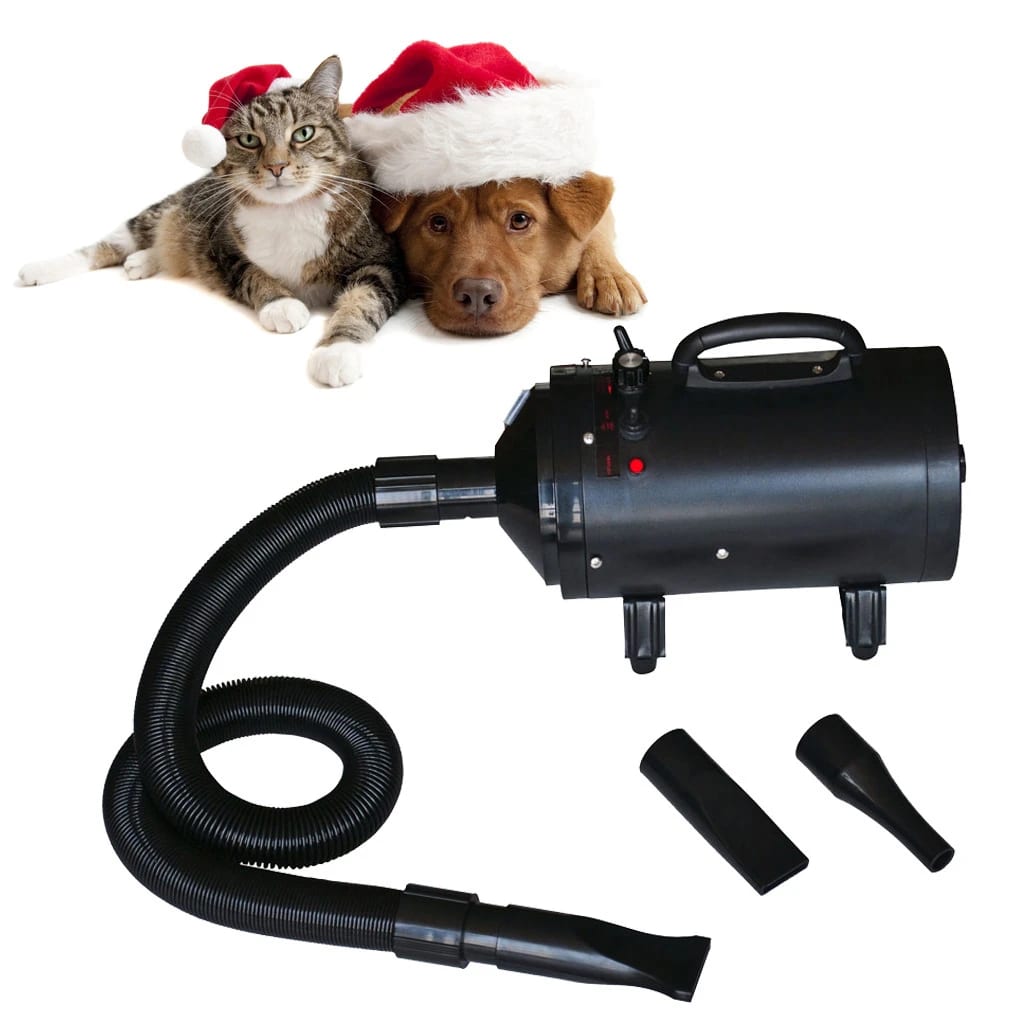 Dog Hair Dryer with 3 Nozzles Black 2400 W — view 5