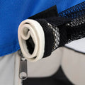 NNEVL Foldable Dog Playpen with Carrying Bag Blue 145x145x61 cm