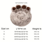 Cuddly Cute Bear Paw Shape Pet Sofa
