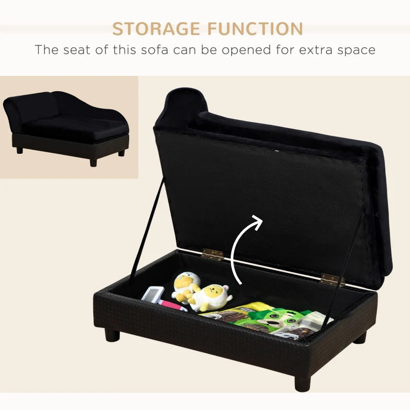 Pet Sofa Bed with Storage