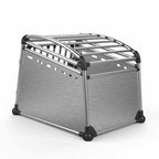 Aluminium Dog Travel Crate — Medium, 56 × 65 × 77 cm