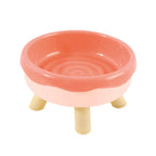 Cat Food Water Bowl Non Slip Raised Pet Feeding Dish Elevated Feeder Cats