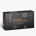 Solid dog shampoo bar with neem seed, lemongrass and eucalyptus