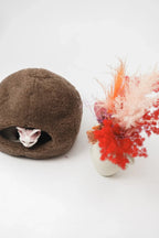 Nest Natural Sheepskin Pet Bed - Beige
