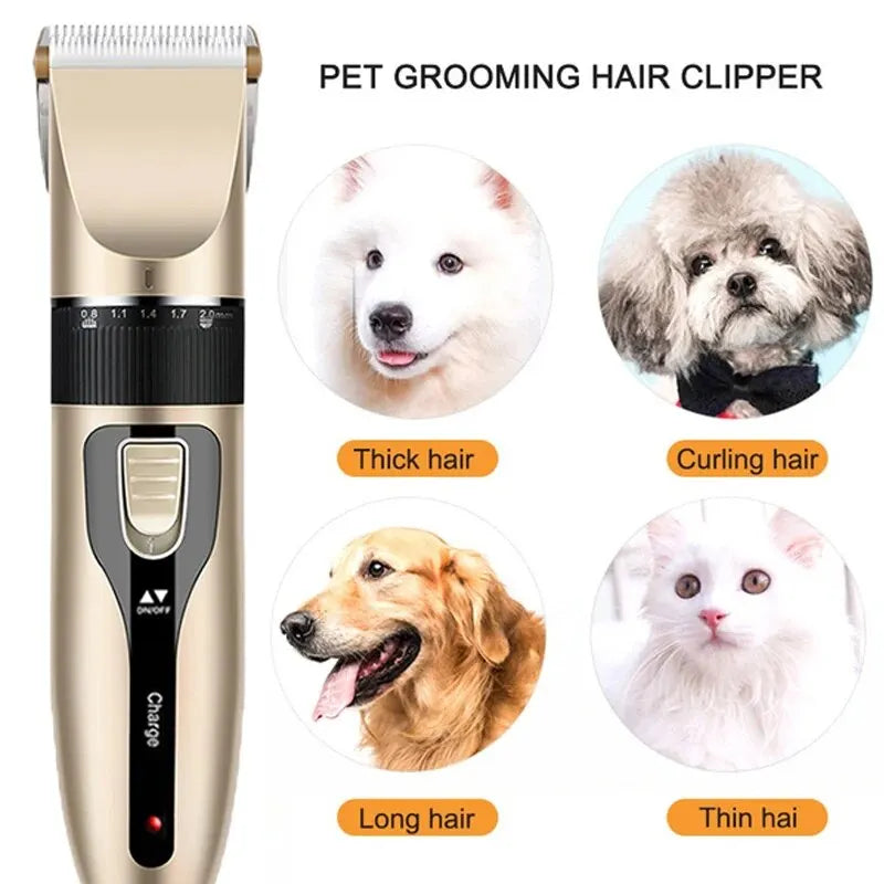 Professional Dog Hair Clipper USB Rechargeable