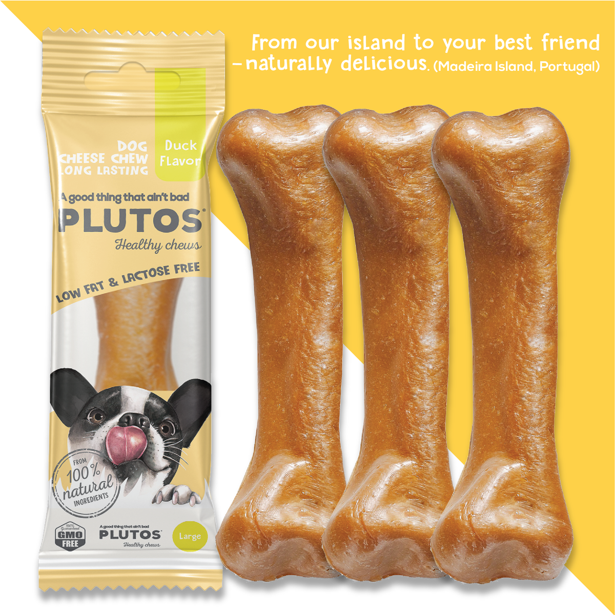 Cheese & Duck – Functional Dental Dog Chew