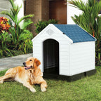 Medium Outdoor Dog House with Raised Floor