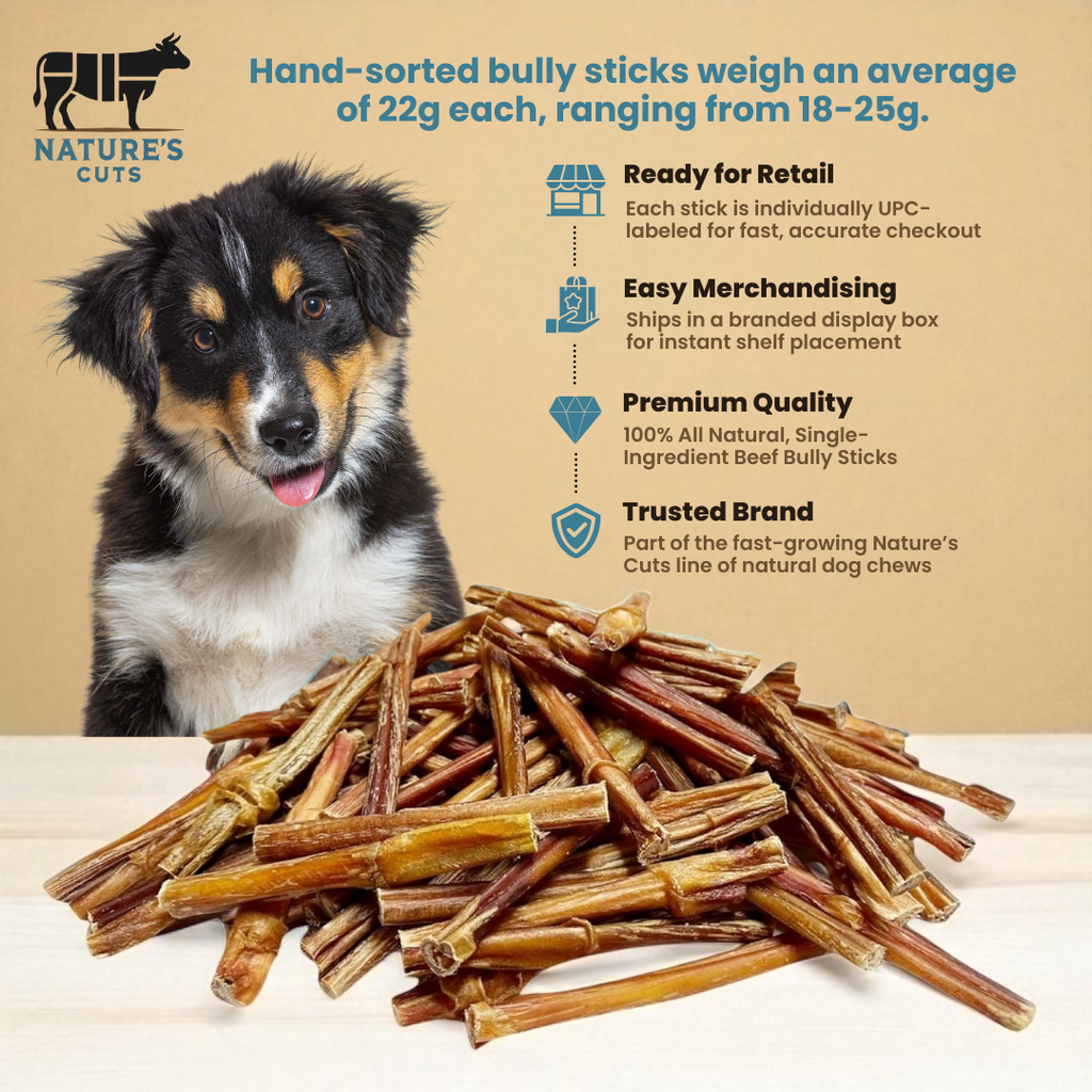 6" Standard Bully Sticks Display Box