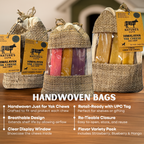 Large Yak Cheese (3 Pack) in Hand Woven Bag-2