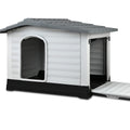 Extra-Extra-Large Plastic Pet Kennel — Grey