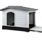 Extra-Extra-Large Plastic Pet Kennel — Grey