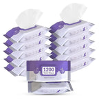 Lavender Scented Pet Wipes — 12 Packs of 100
