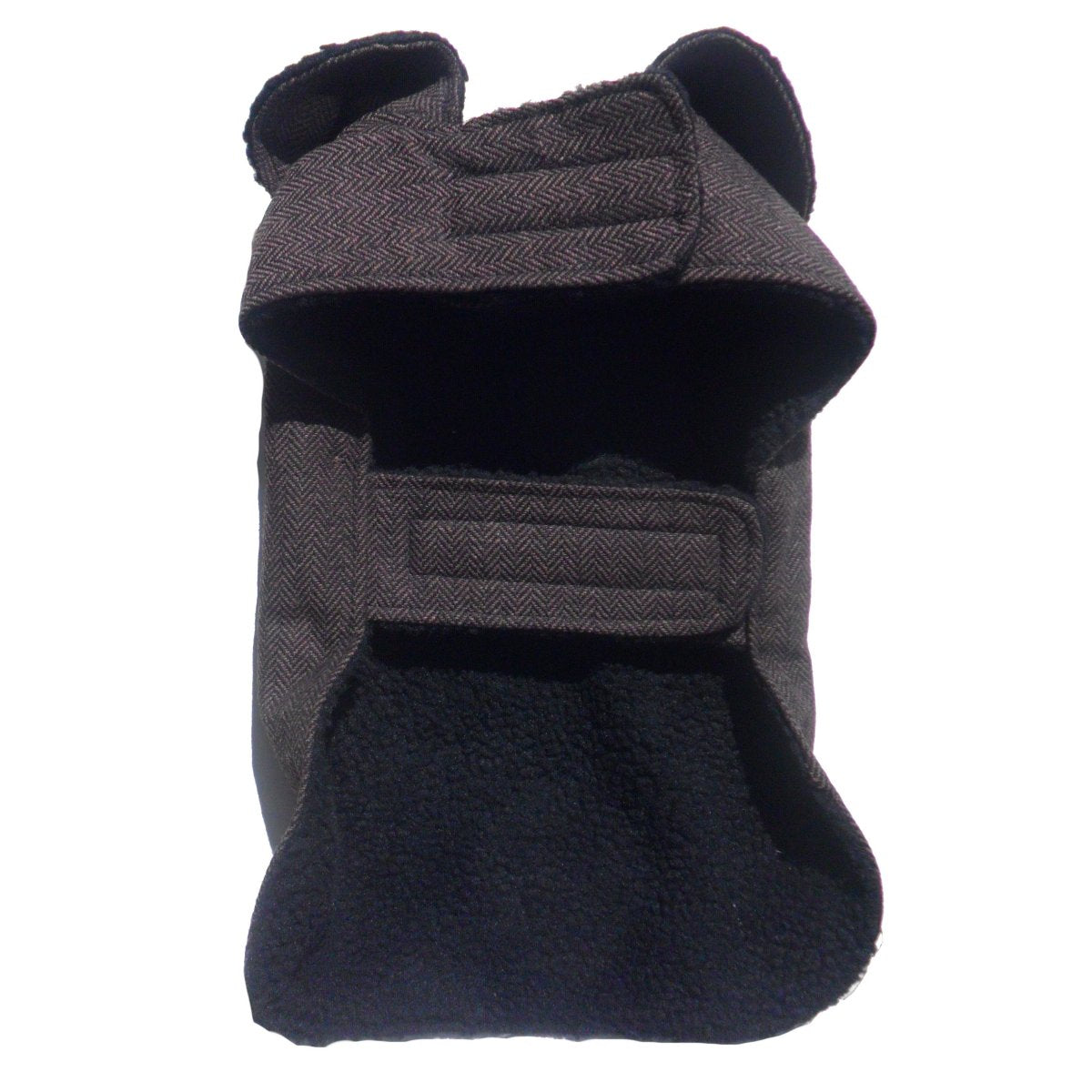PA Brown Herringbone Dog Coat — view 2