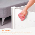 PVC Whelping Box & Playpen Kit with Anti-Crush Rails — 1.9m × 0.95m