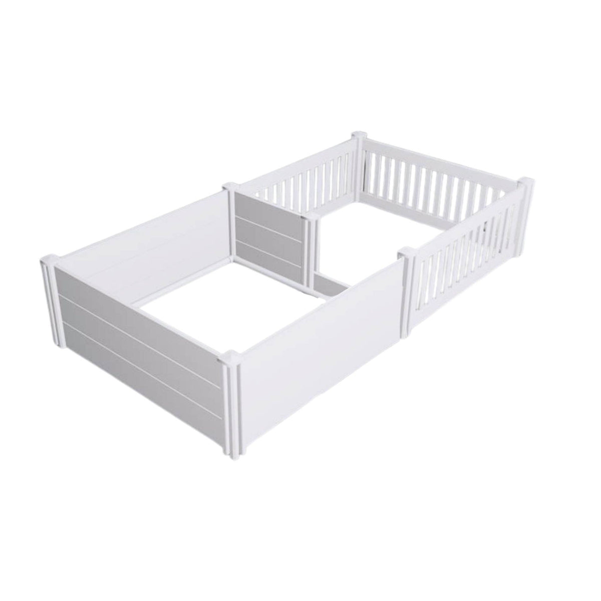 PVC Whelping Box & Playpen Kit with Anti-Crush Rails — 1.9m × 0.95m
