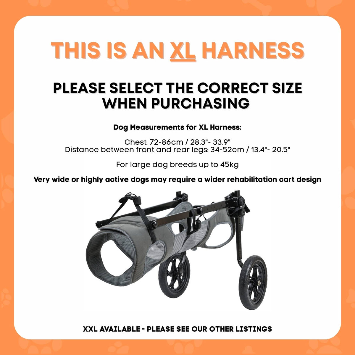Large Dog Wheelchair — XL