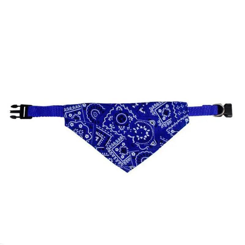 L Adjustable Pet Dog Bandana Collar Triangle Scarf For Puppy Cat Neckerchief