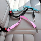 Dog car seat belt safety harness