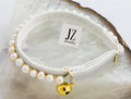 Das Aria Perlen- & Gold Luxus Katzenhalsband