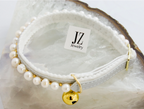 Das Aria Perlen- & Gold Luxus Katzenhalsband
