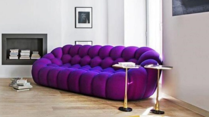 Belvedere Samt-Chaiselongue für Haustiere | Designer-Haustiermöbel